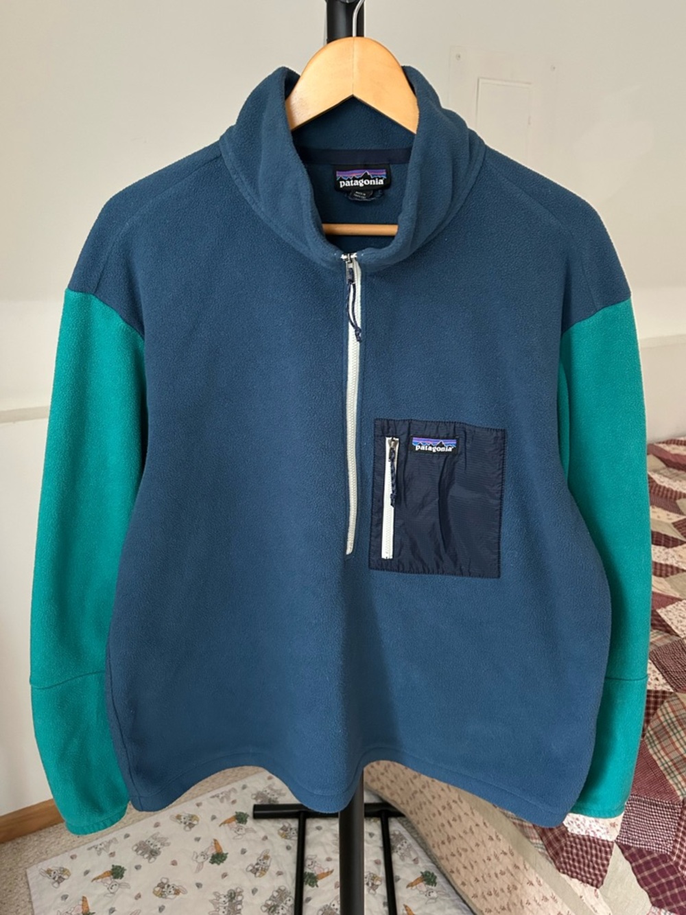 Patagonia Microdini 1/2 Zip Fleece Pullover Jacket Women’s XL